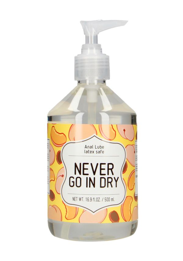 S-Line Never Go In Dry Anaal Glijmiddel 500ml