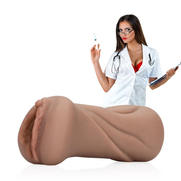 S-Line by Shots Nurse Masturbator Sleeve Tan
