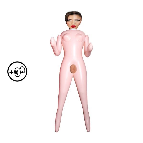 S-Line Frans Meid Opblaasbare Doll Dubbele Ingang