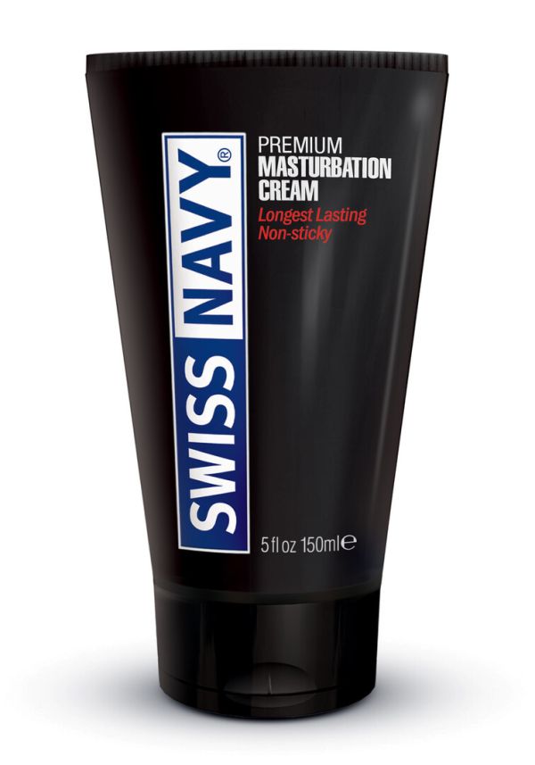 Swiss Navy Premium Masturbation Cream Thick Formula, 148ml