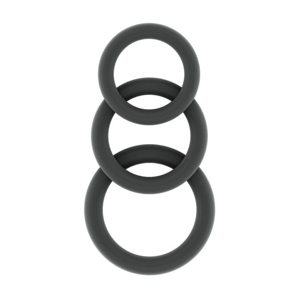 Sono No.25 Cockring Trio, Grijs Siliconen