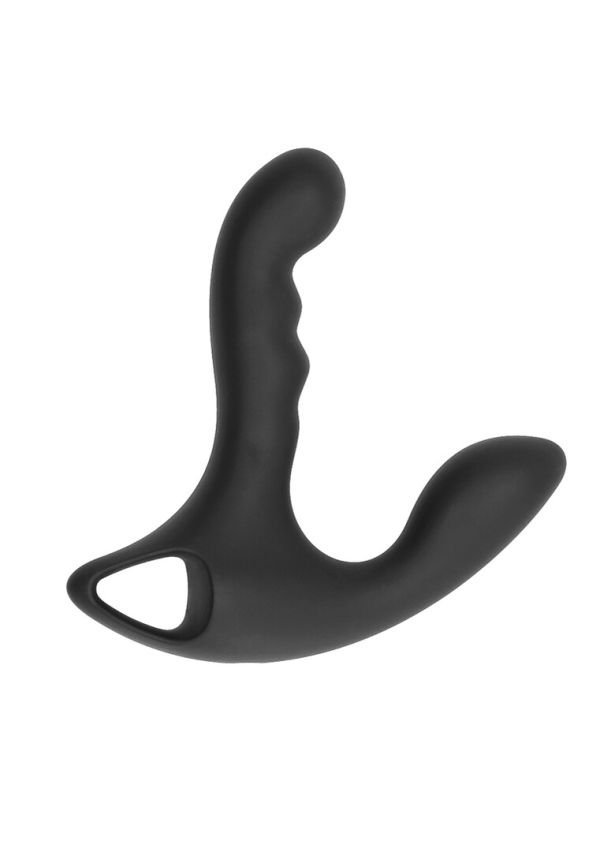 Sono No.64 Zwart Siliconen P-Spot Vibrator