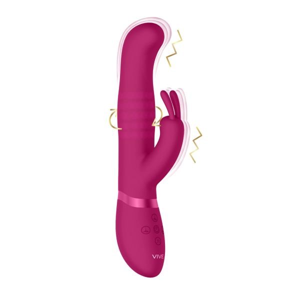VIVE Izara Triple-Motor Beaded Rabbit met 360-Graden Rotatie