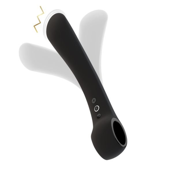 VIVE Ombra Buigbare Vibrator Punt Stijl Zwart