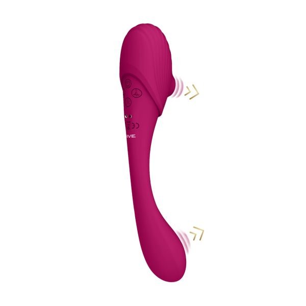 VIVE Mirai, Double-Ended Pulse Wave Vibrator with Bendable Design