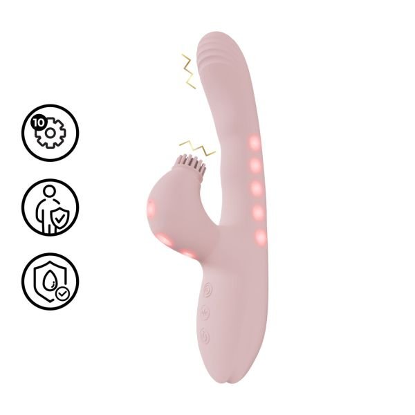 VIVE Andria G-spot vibrator met borstelhaar tip