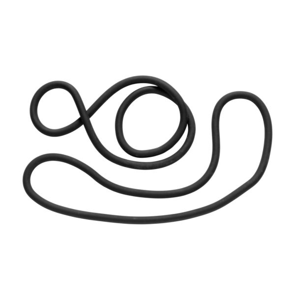PerfectFitBrand Slim Wrap cockrings van koord, zwart, set van 2